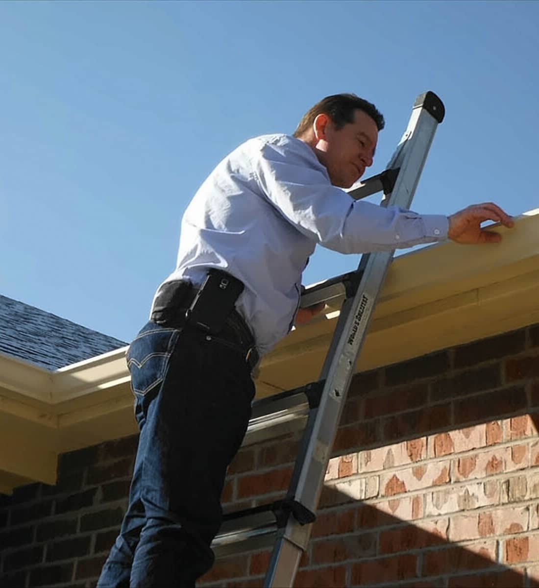 home inspector duane younger performs a home inspection on a Denver home